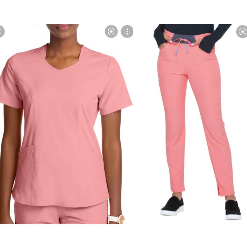 NWT Heartsoul Good Vibes Scrub SET (Petite)